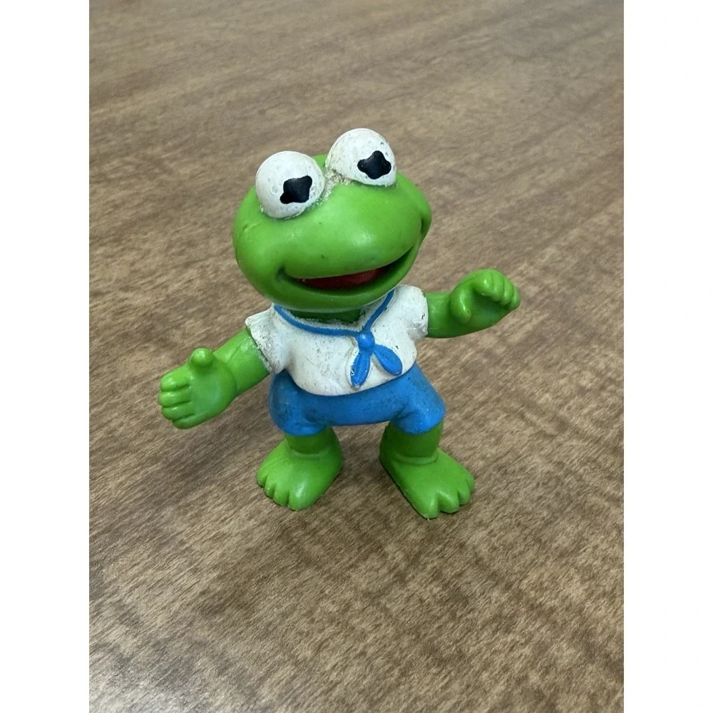 1986 Kermit the Frog Toy Muppet Babies Figure Vintage